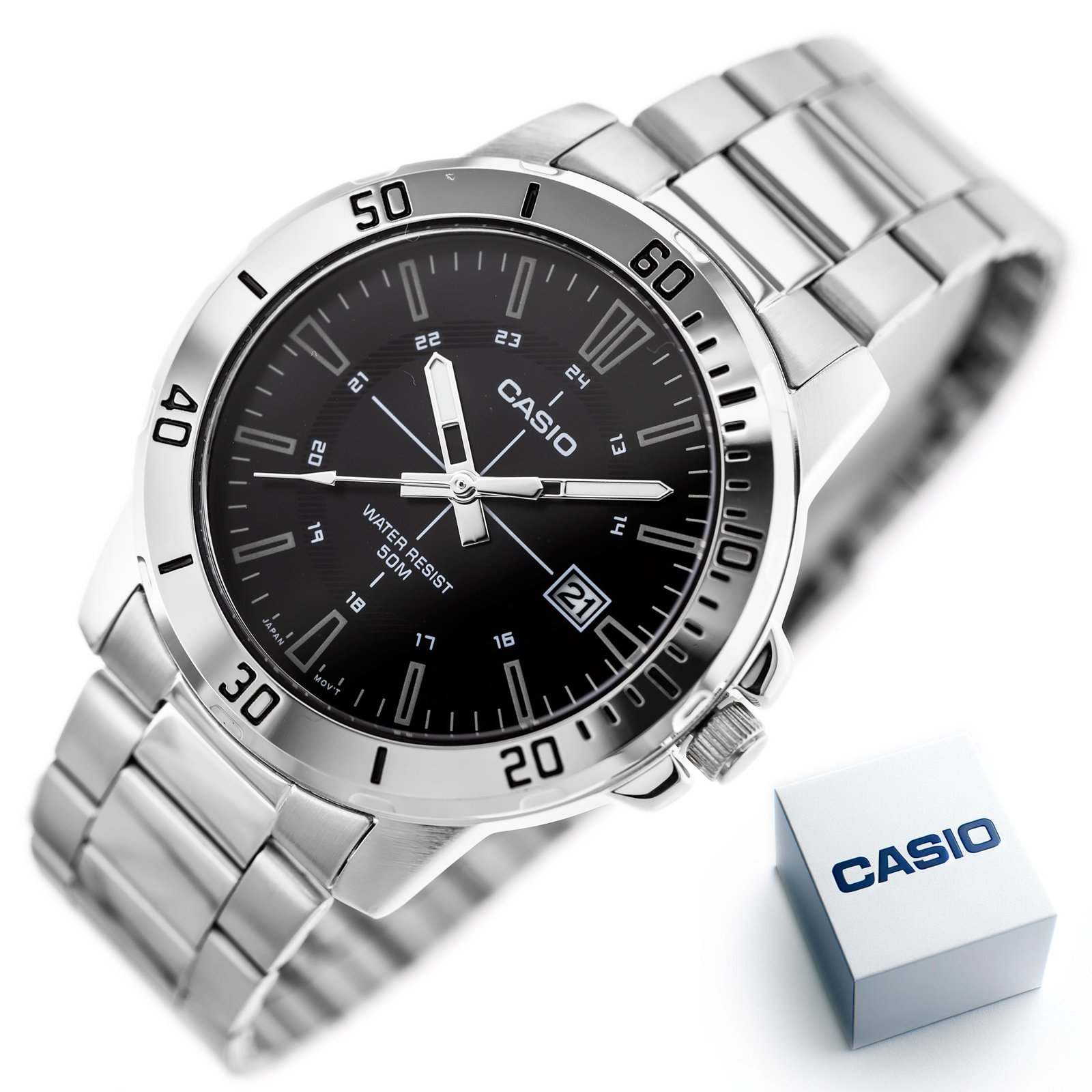 CASIO VYRIŠKAS LAIKRODIS MTP-VD01D-1CVUDF (zd185b) + DĖŽUTĖ - Image 8