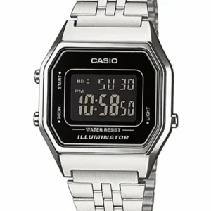 ZEGAREK DAMSKI CASIO LA680WA-1B  VINTAGE + DĖŽUTĖ