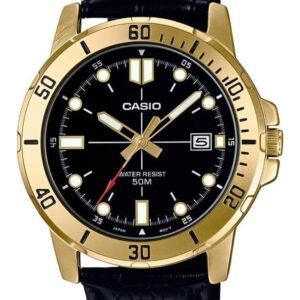 CASIO VYRIŠKAS LAIKRODIS MTP-VD01GL-1E + DĖŽUTĖ