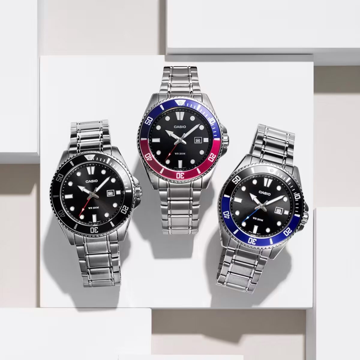 Vyriškas laikrodis Casio MDV-107D-1A2 + DĖŽUTĖ - Image 4