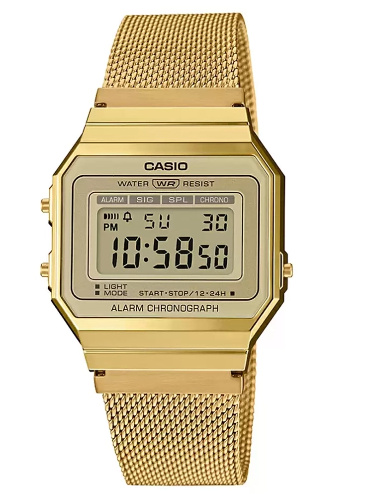 Unisex laikrodis Casio retro stiliaus A700WMG-9A