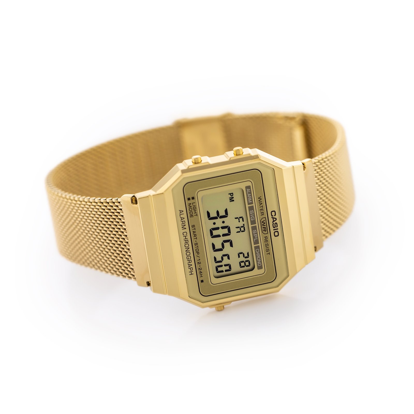 Unisex laikrodis Casio retro stiliaus A700WMG-9A – 4