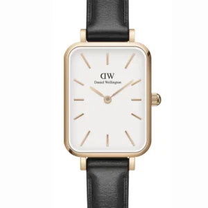 Moteriškas laikrodis DANIEL WELLINGTON DW00100434 – Quadro Pressed Sheffield Gold 32 mm