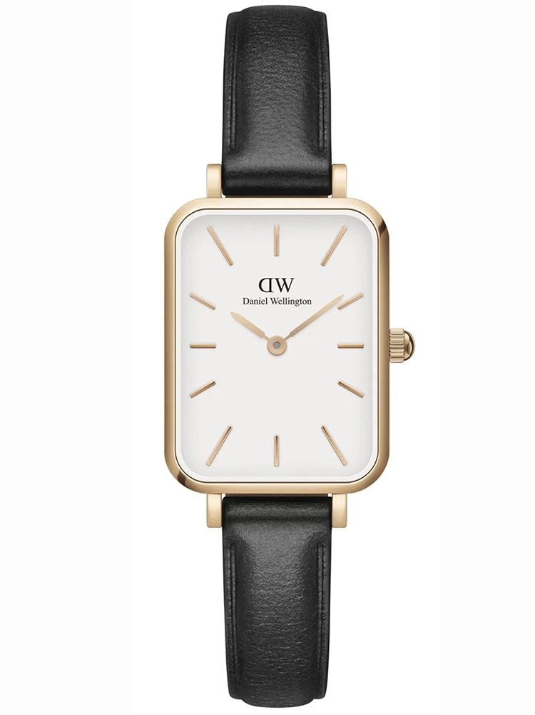 Moteriškas laikrodis DANIEL WELLINGTON DW00100434 – Quadro Pressed Sheffield Gold 32 mm