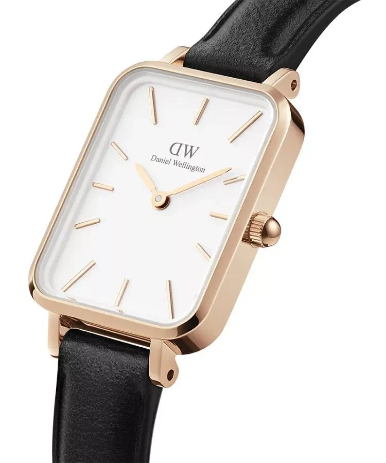 Moteriškas laikrodis DANIEL WELLINGTON DW00100434 – Quadro Pressed Sheffield Gold 32 mm – 8
