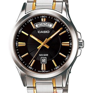 VYRIŠKI LAIKRODIS CASIO  MTP-1381G-1A (zd191d) + DĖŽUTĖ