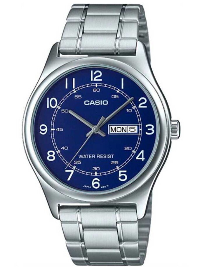 Casio vyriškas laikrodis MTP-V006D-2B + DĖŽUTĖ