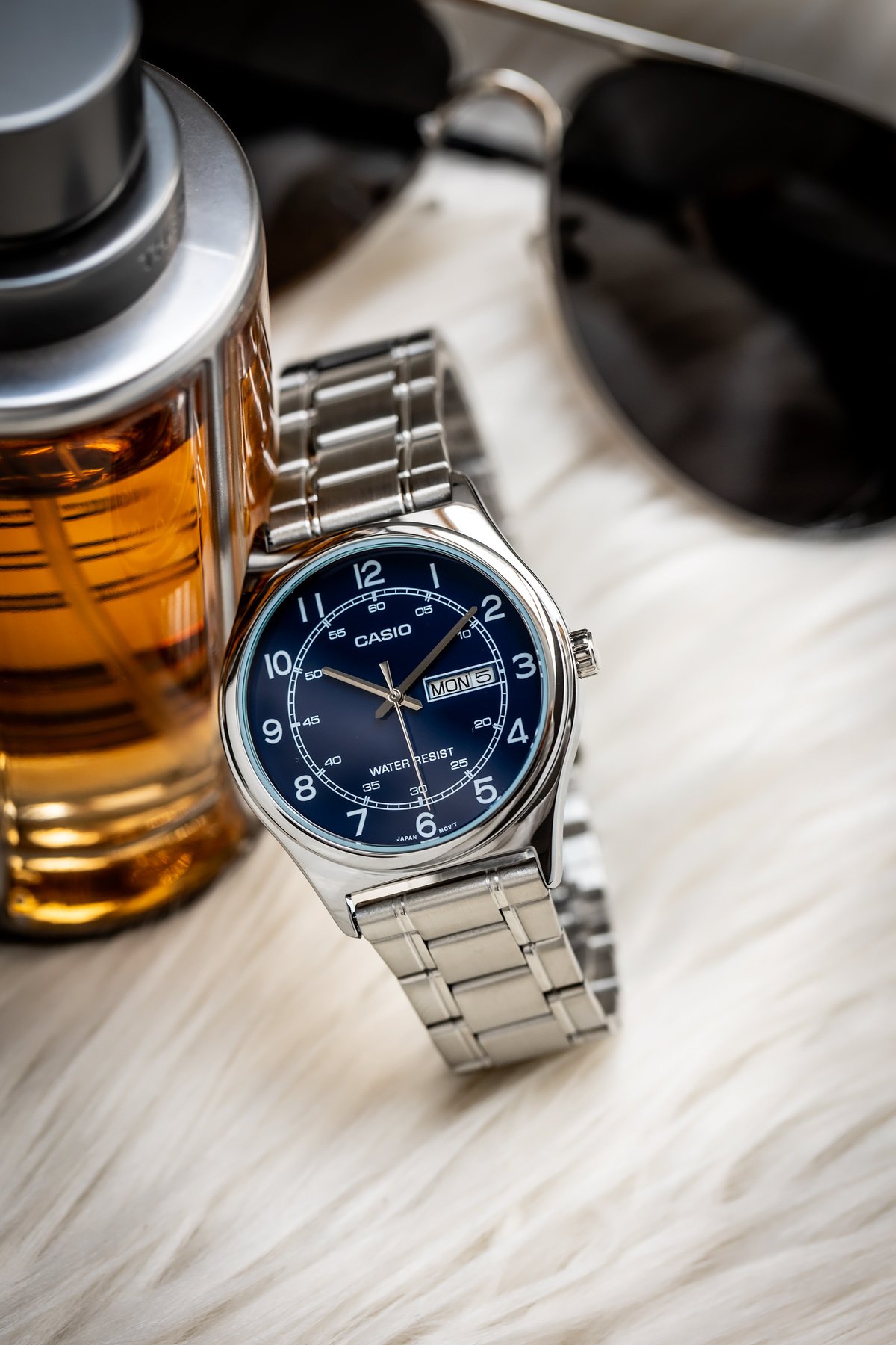 Casio vyriškas laikrodis MTP-V006D-2B + DĖŽUTĖ - Image 5