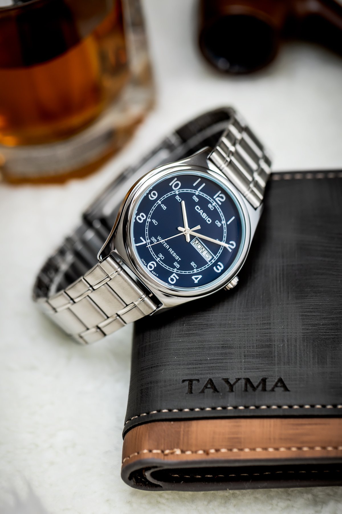 Casio vyriškas laikrodis MTP-V006D-2B + DĖŽUTĖ - Image 8