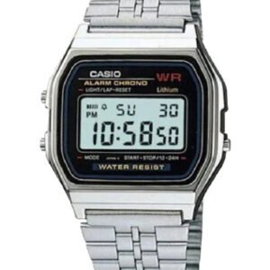 CASIO A159WA-N1DF VYRIŠKAS LAIKRODIS – KLASIKINIS (zd168b) + DĖŽUTĖ