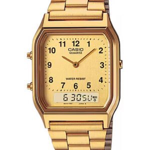 CASIO AQ-230GA-9BMQ Vintage Maxi UNISEX LAIKRODIS + DĖŽUTĖ
