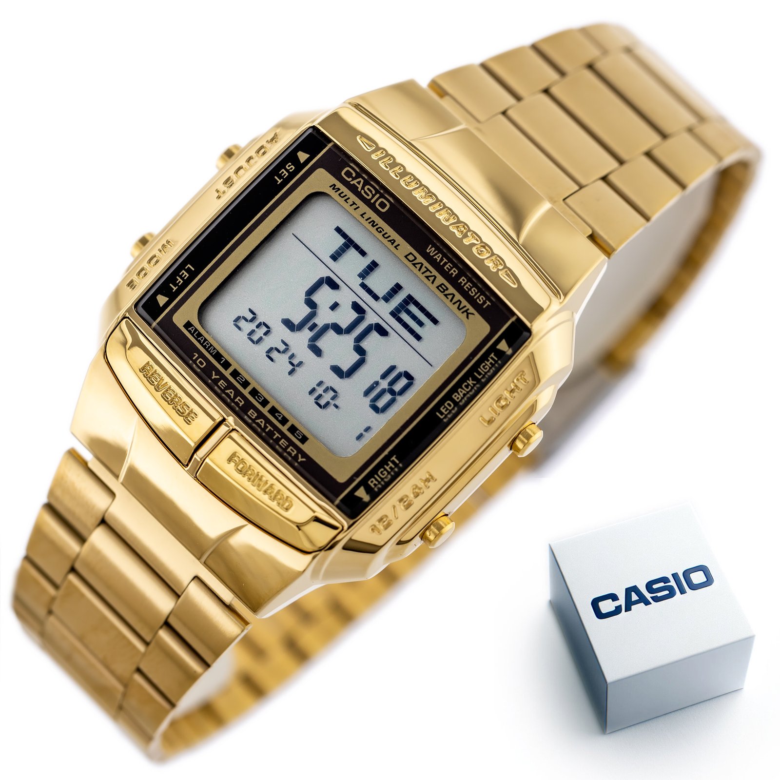 CASIO DATABANK VYRIŠKAS LAIKRODIS DB-360G-9ADF (zd161b) + DĖŽUTĖ - Image 11