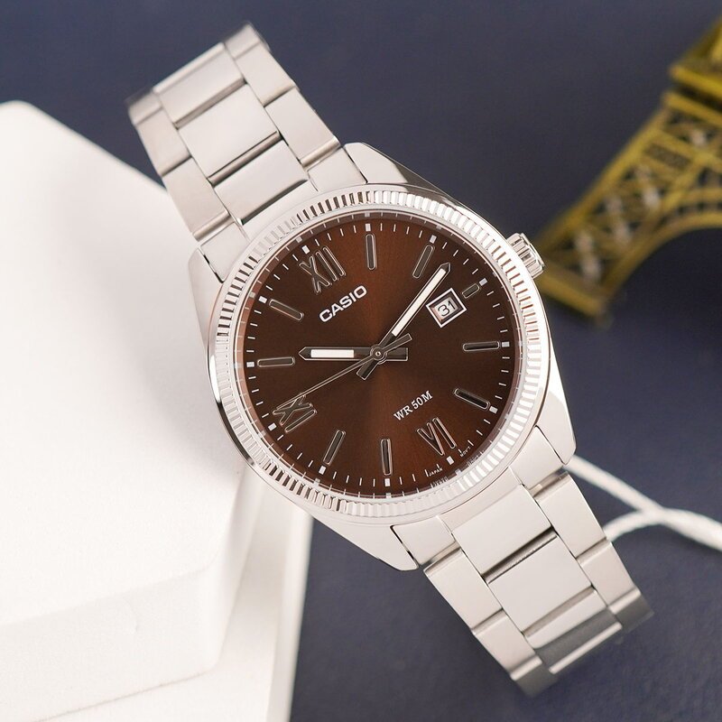 CASIO VYRIŠKAS LAIKRODIS MTP-1302DD-5A (zd072p) + DĖŽUTĖ - Image 3