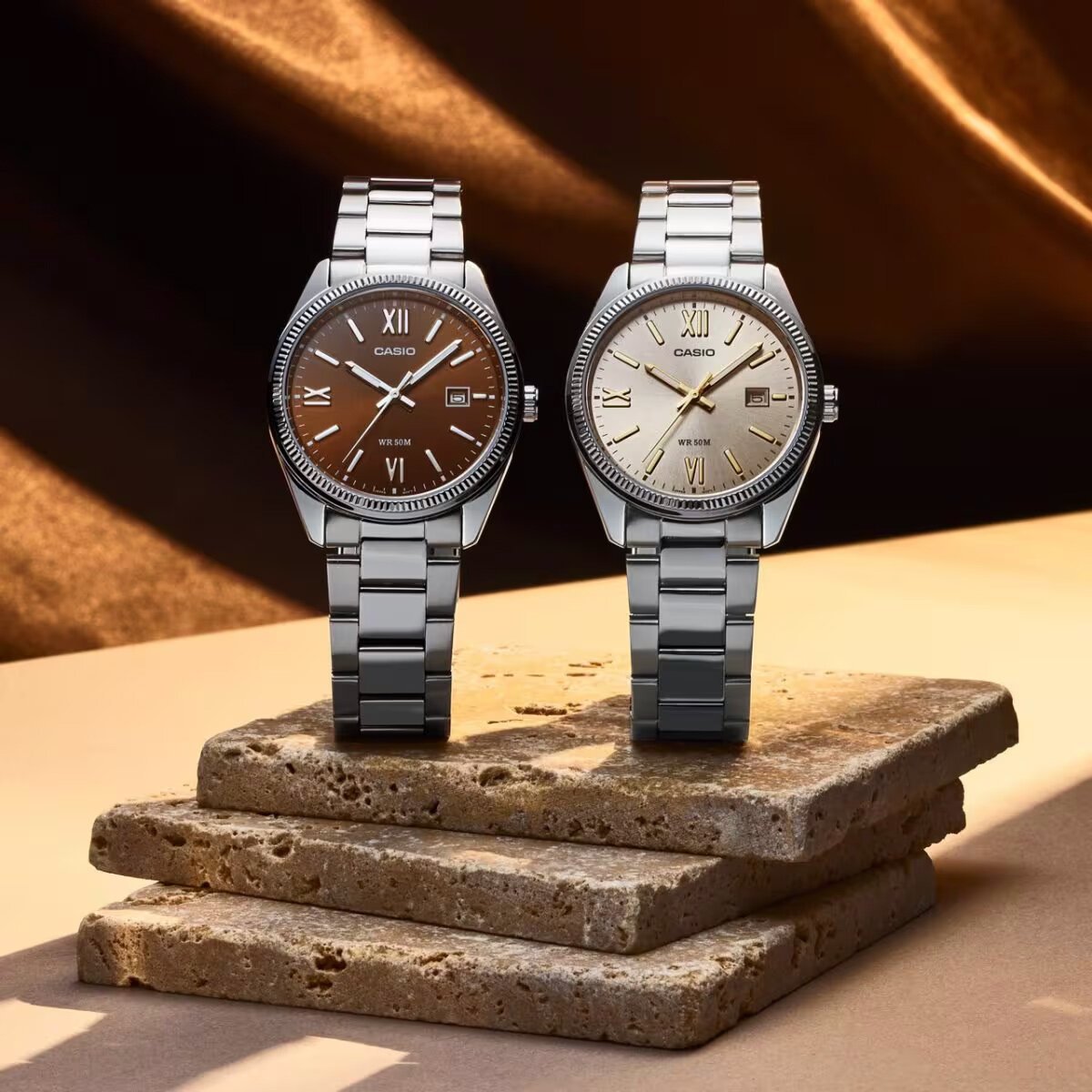 CASIO VYRIŠKAS LAIKRODIS MTP-1302DD-5A (zd072p) + DĖŽUTĖ - Image 5