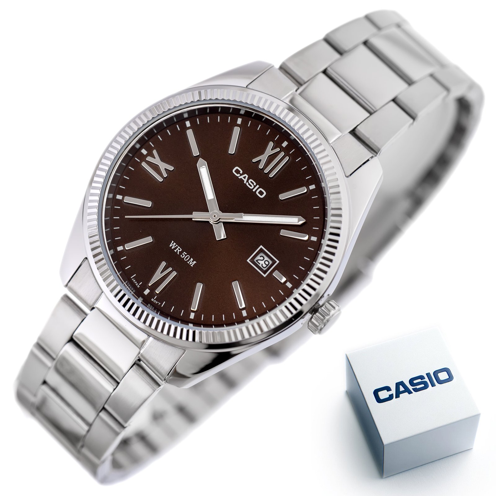 CASIO VYRIŠKAS LAIKRODIS MTP-1302DD-5A (zd072p) + DĖŽUTĖ - Image 7