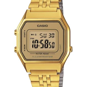 CASIO VINTAGE MOTERŲ LAIKRODIS LA680WGA-9D + DĖŽUTĖ