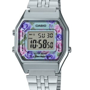 CASIO LA680WA-2C MOTERŲ LAIKRODIS (zd631i) + DĖŽUTĖ