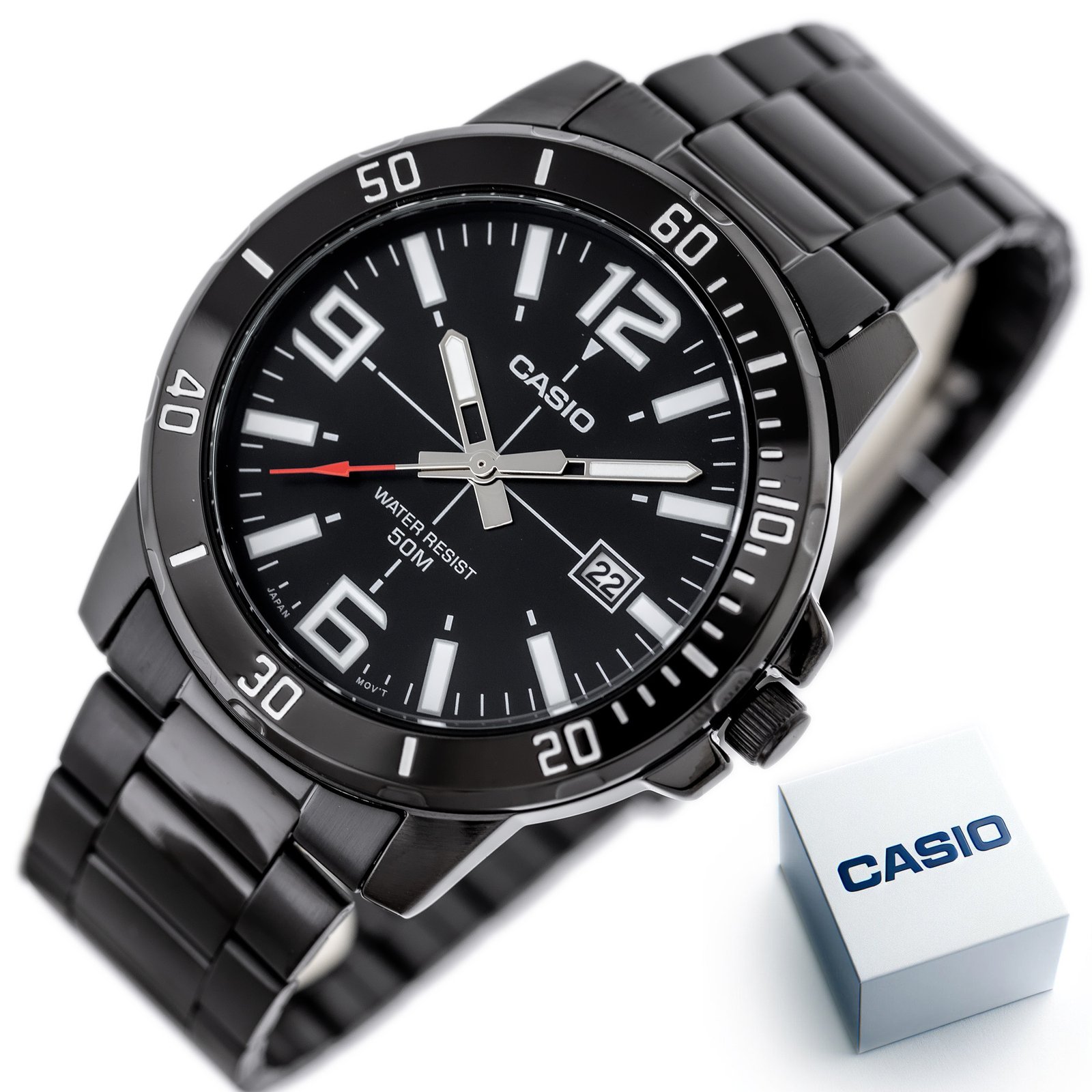 Vyriškas laikrodis CASIO MTP-VD01B-1B - Image 8