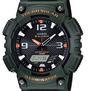 CASIO AQ-S810W-3AV VYRIŠKI LAIKRODIS (zd044k) – SAULĖS ENERGIJA + DĖŽUTĖ