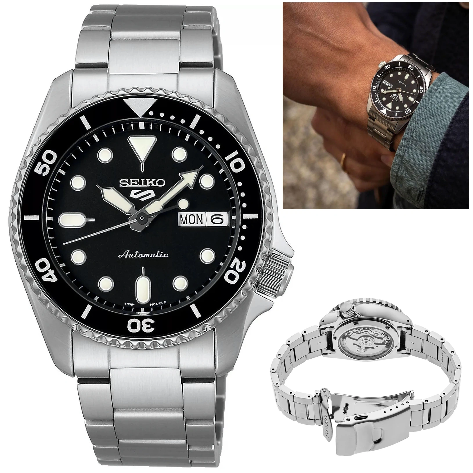 SEIKO SRPK29K1+ BOX VYRIŠKAS LAIKRODIS - Image 11
