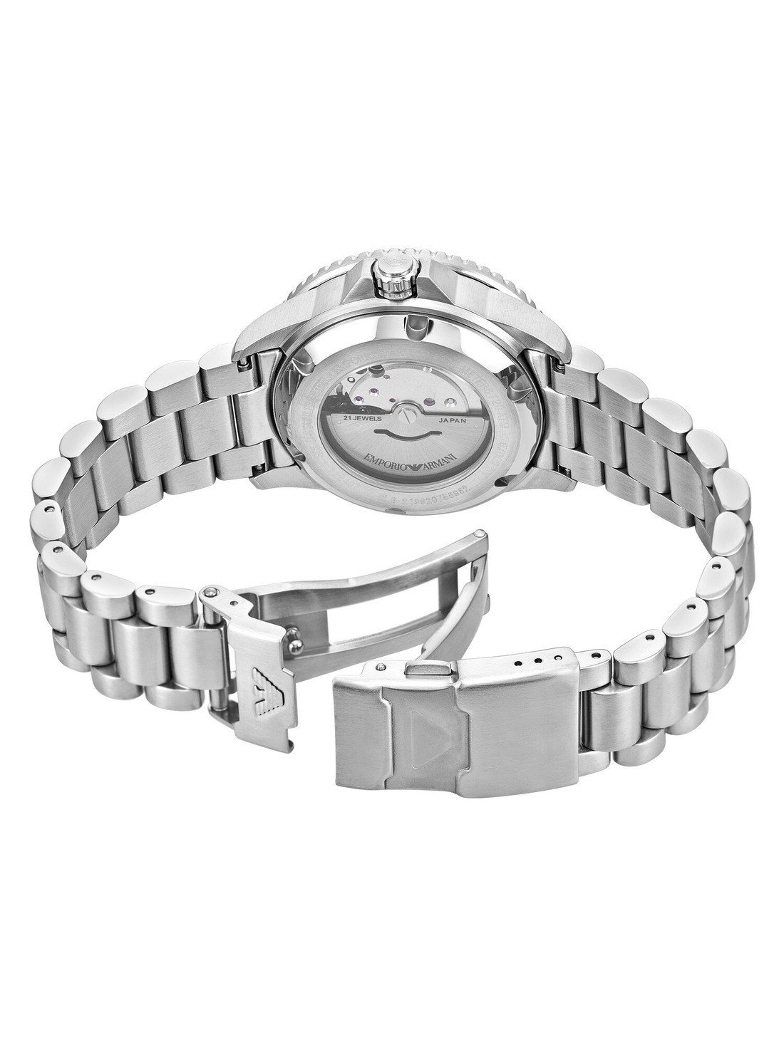 VYRIŠKI LAIKRODŽIAI EMPORIO ARMANI AR60079 Sea Explorer AUTOMATIC (zi110a) + DĖŽUTĖ - Image 6