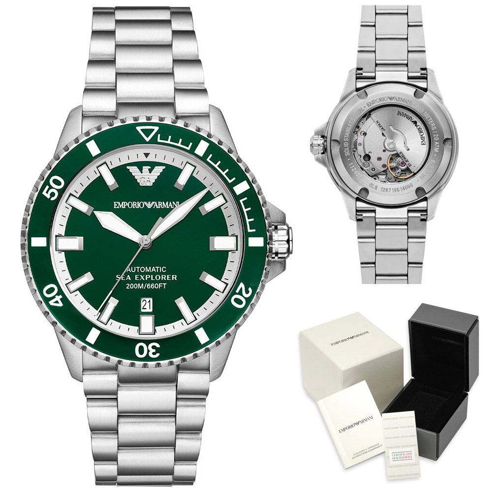 Vyriškas laikrodis EMPORIO ARMANI AR60080 Sea Explorer AUTOMATIC – 11
