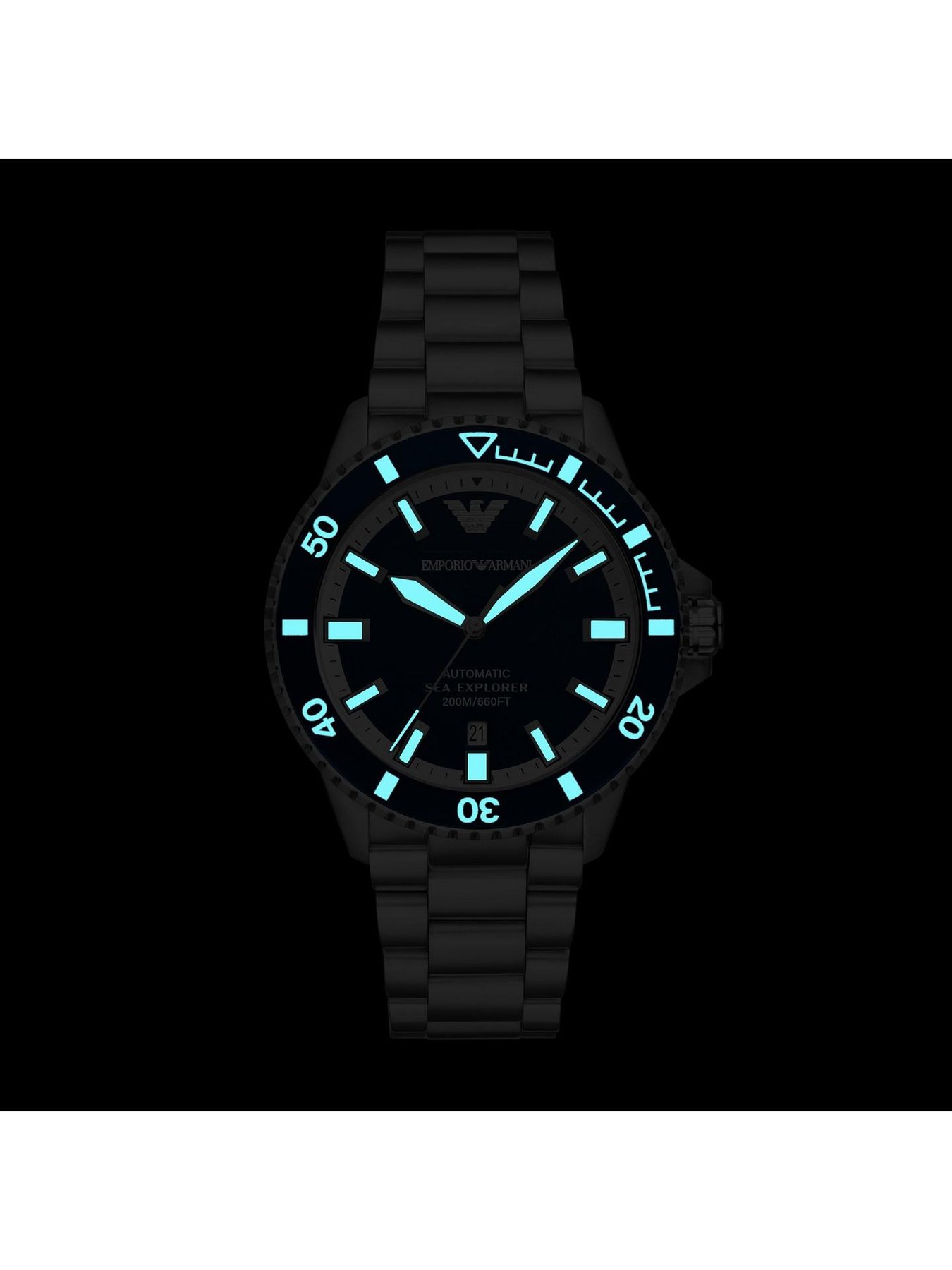 Vyriškas laikrodis EMPORIO ARMANI AR60080 Sea Explorer AUTOMATIC – 12