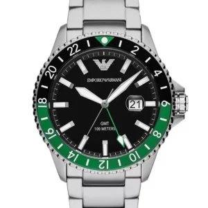 EMPORIO ARMANI AR11589 – „Diver GMT“ vyriškas laikrodis (zi112a)