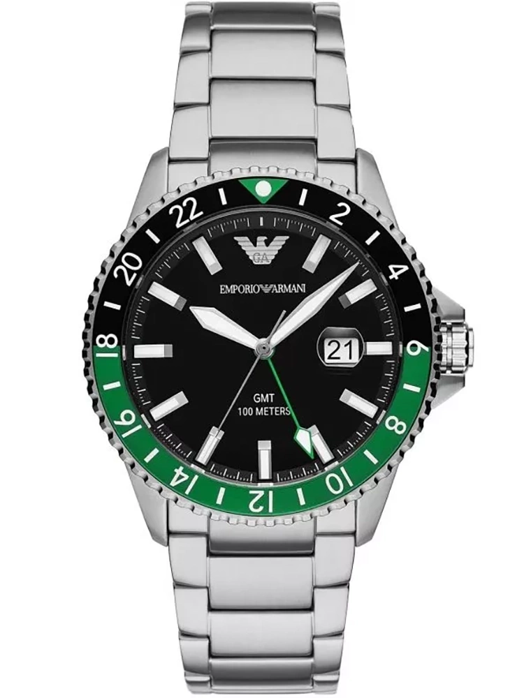 Vyriškas laikrodis EMPORIO ARMANI AR11589 – „Diver GMT“