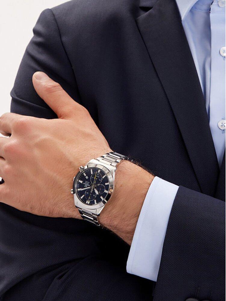 Vyriškas laikrodis Casio EDIFICE Chronograph EFB-710D-2A + DĖŽUTĖ - Image 6
