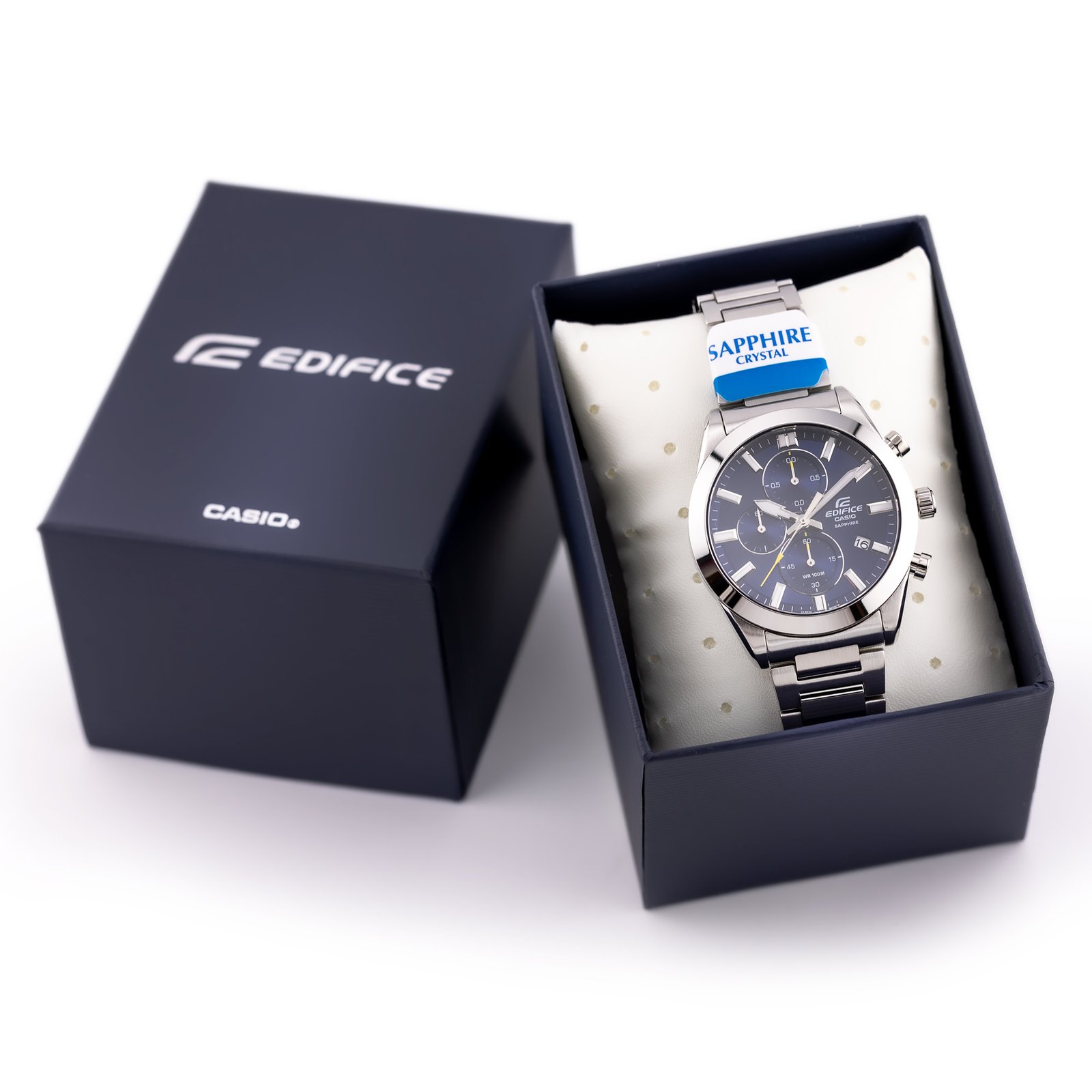 Vyriškas laikrodis Casio EDIFICE Chronograph EFB-710D-2A + DĖŽUTĖ - Image 9