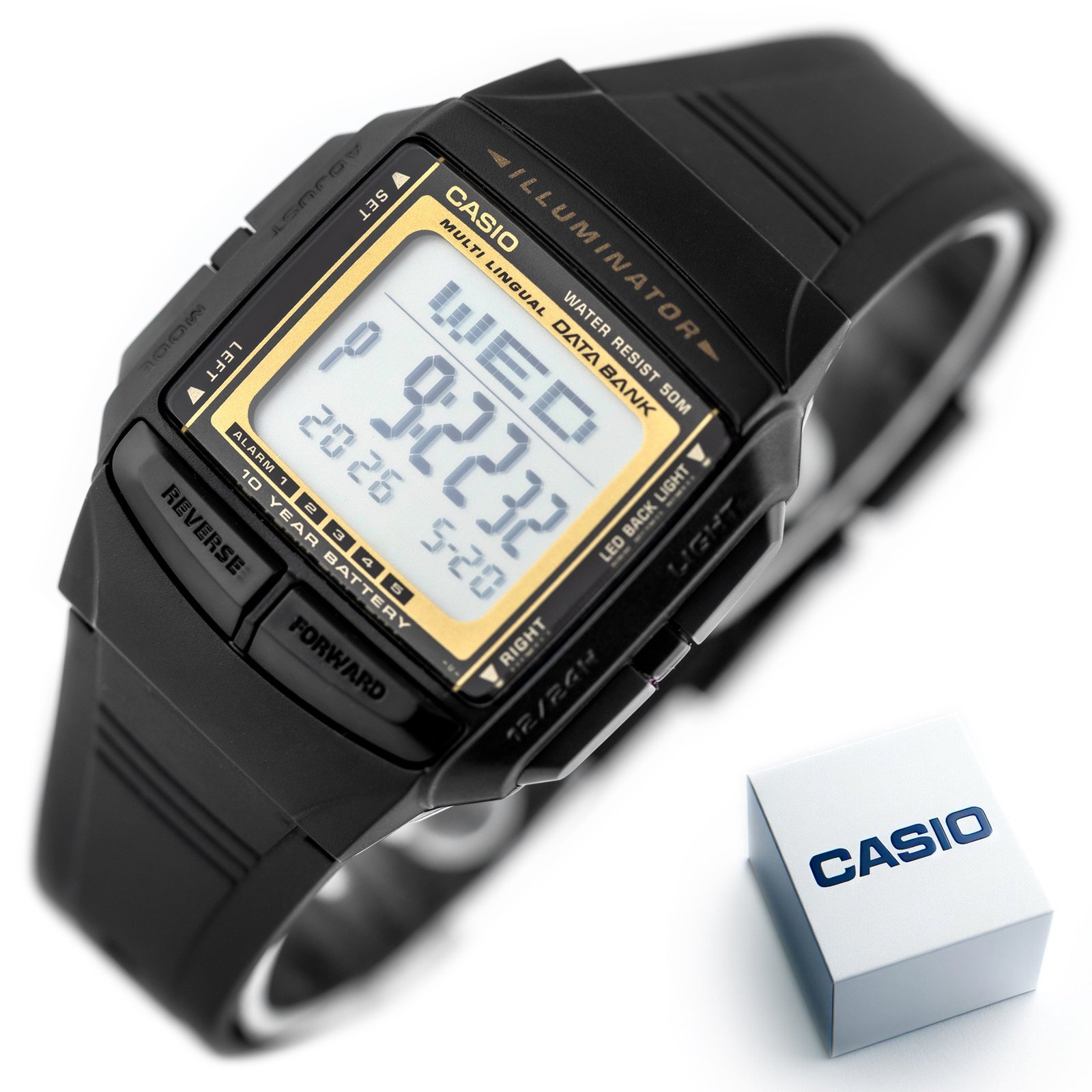 CASIO DB-36-9AVDF VYRIŠKAS LAIKRODIS + DĖŽUTĖ - Image 8