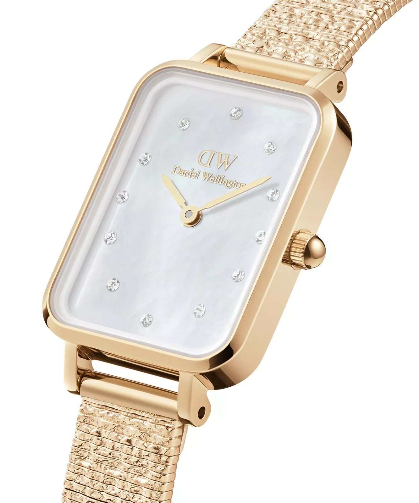 Moteriškas laikrodis DANIEL WELLINGTON Quadro Lumine Pressed Piano 20 mm DW00100582 – 2