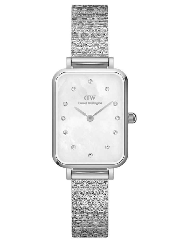 Moteriškas laikrodis DANIEL WELLINGTON Quadro Lumine Pressed Piano 20 mm DW00100580