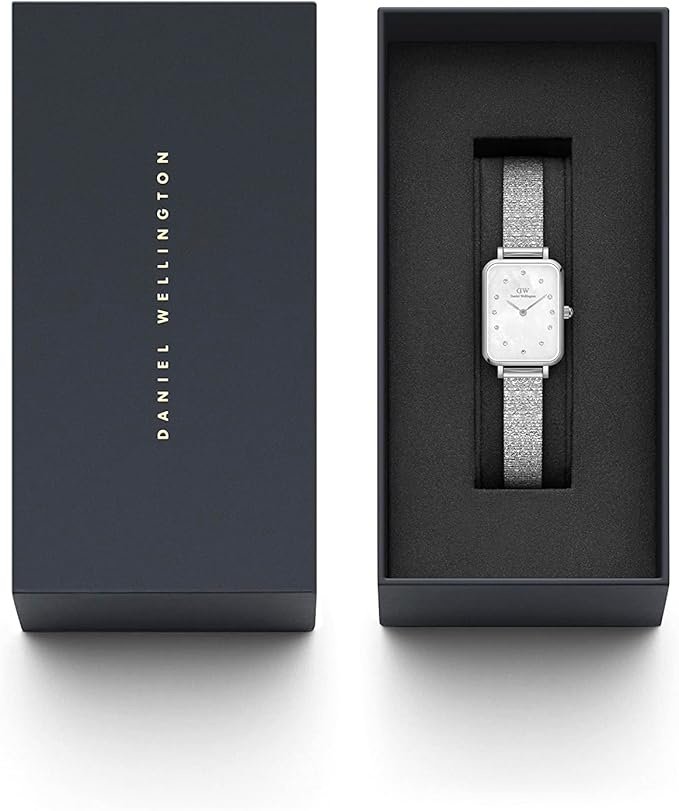 Moteriškas laikrodis DANIEL WELLINGTON Quadro Lumine Pressed Piano 20 mm DW00100580 – 5