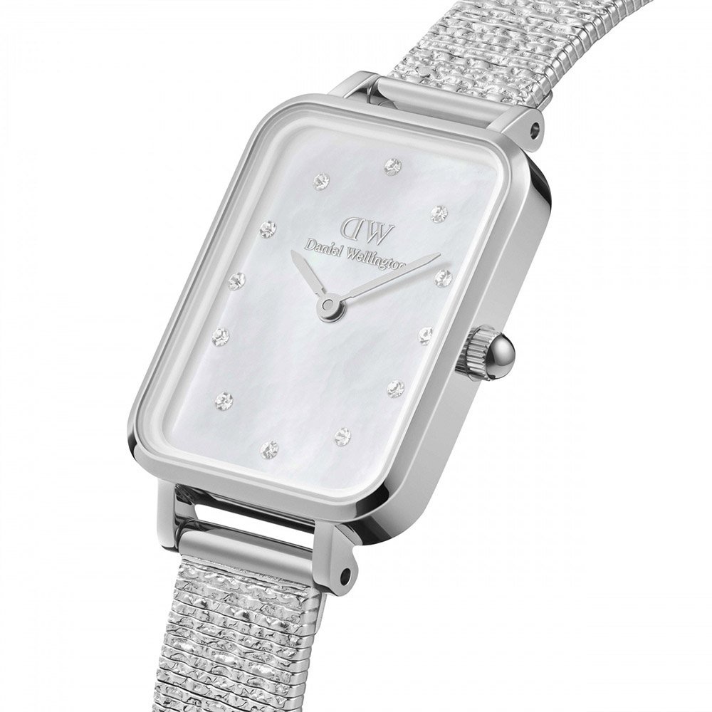 Moteriškas laikrodis DANIEL WELLINGTON Quadro Lumine Pressed Piano 20 mm DW00100580 – 2
