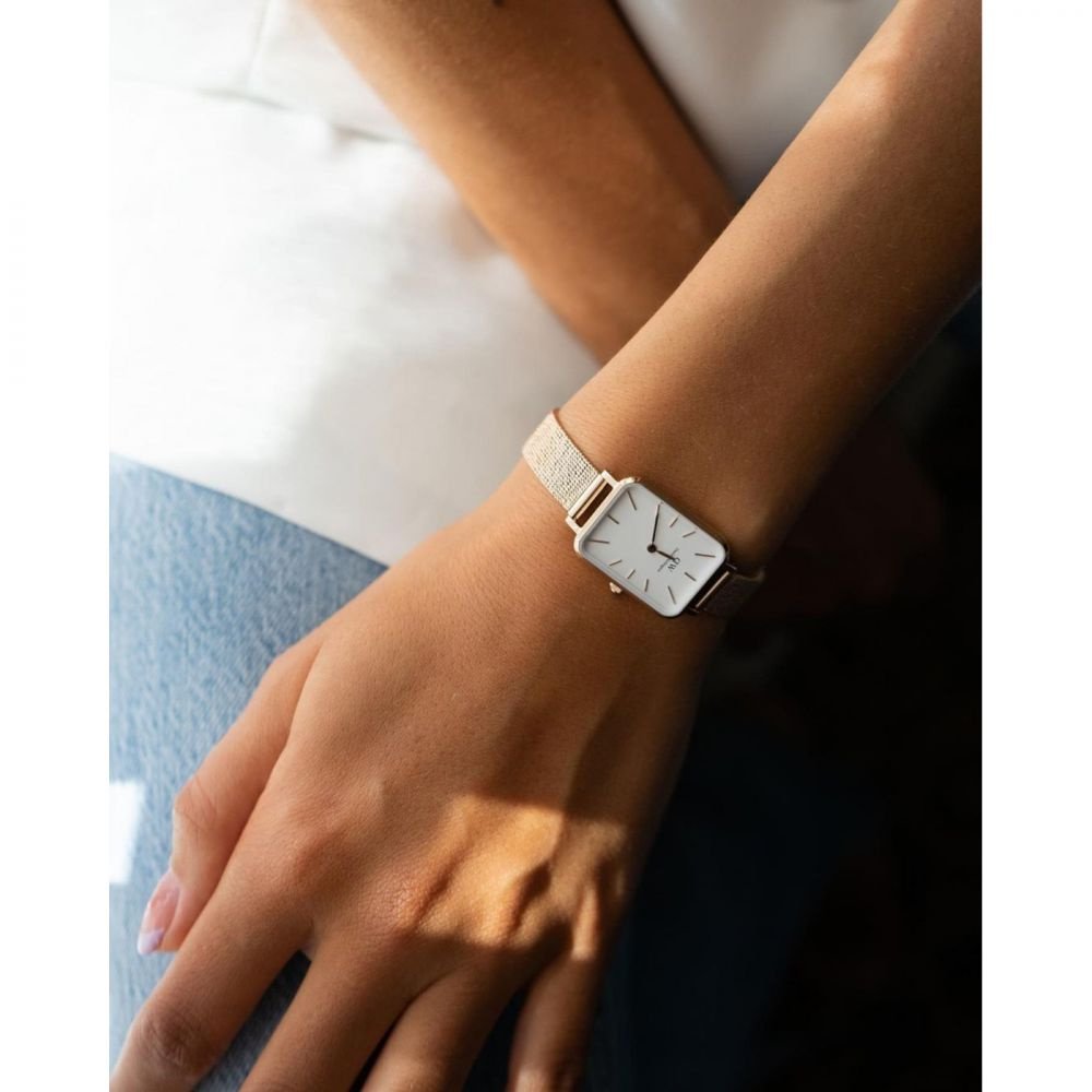 Moteriškas laikrodis DANIEL WELLINGTON Quadro Pressed Evergold 20 mm DW00100556 – 5