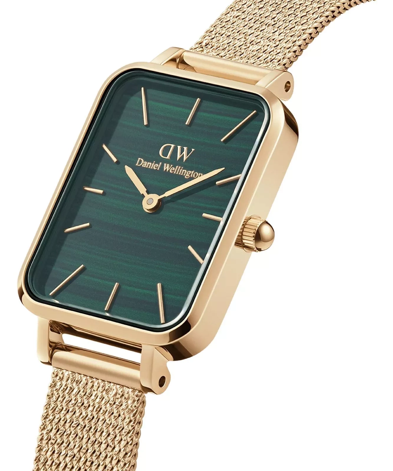 Moteriškas laikrodis DANIEL WELLINGTON Quadro Pressed Evergold Emerald 20 mm DW00100561 – 2