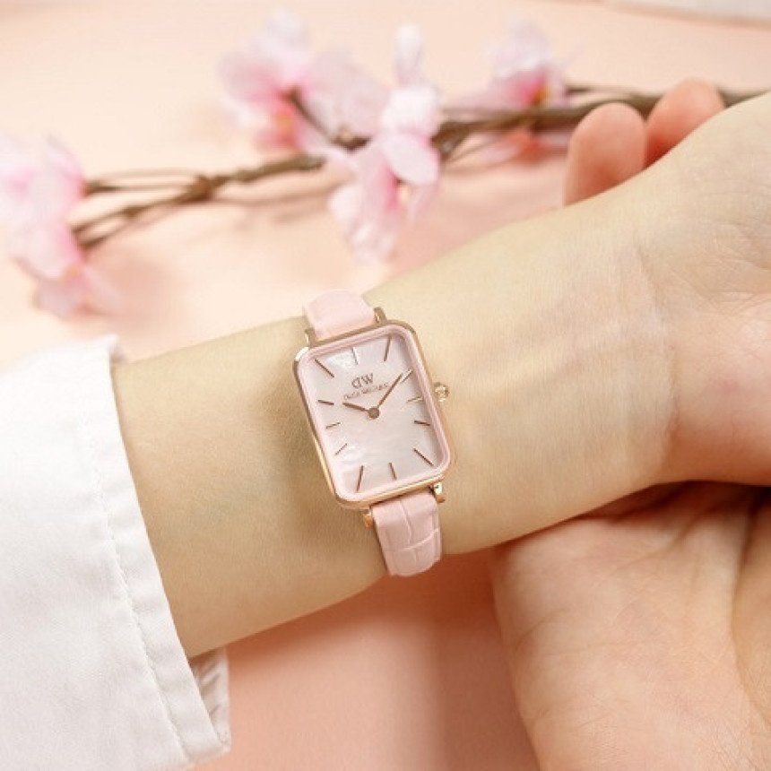 Moteriškas laikrodis DANIEL WELLINGTON Quadro Pressed Melrose Pearl 20mm DW00100508 – 6