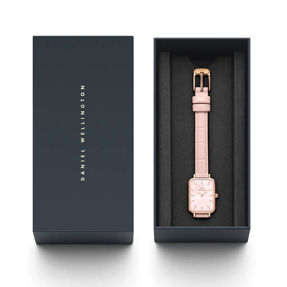 Moteriškas laikrodis DANIEL WELLINGTON Quadro Pressed Melrose Pearl 20mm DW00100508 – 7