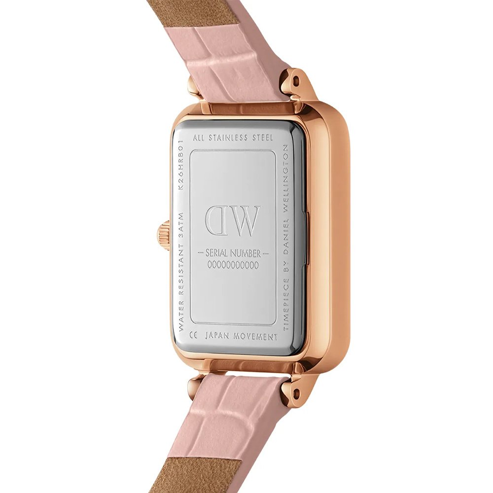 Moteriškas laikrodis DANIEL WELLINGTON Quadro Pressed Melrose Pearl 20mm DW00100508 – 3