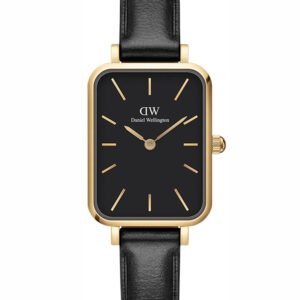 Moteriškas laikrodis DANIEL WELLINGTON Quadro Pressed Sheffield Gold 20 mm DW00100560