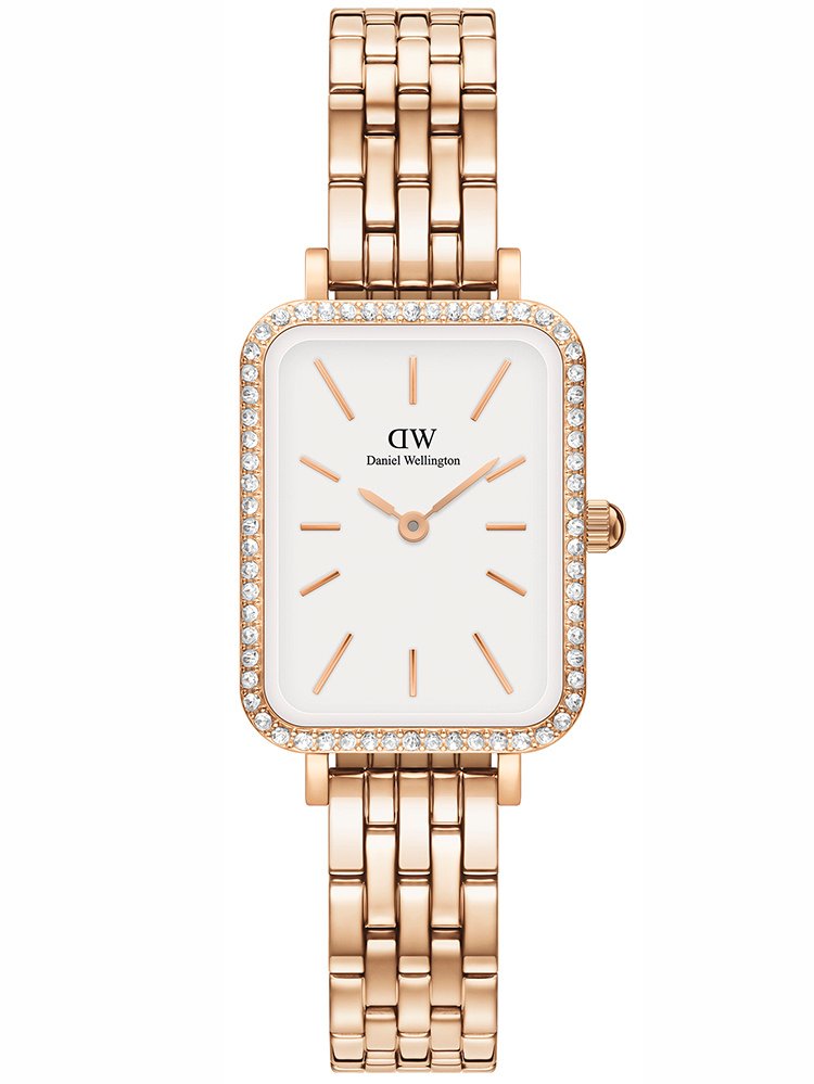 Moteriškas laikrodis DANIEL WELLINGTON Quadro Rose Gold DW00100672