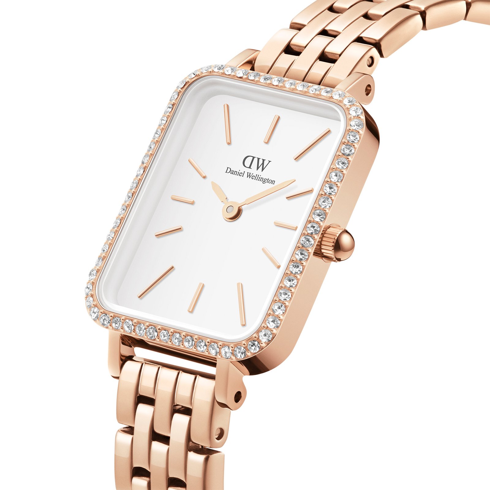 Moteriškas laikrodis DANIEL WELLINGTON Quadro Rose Gold DW00100672 – 2