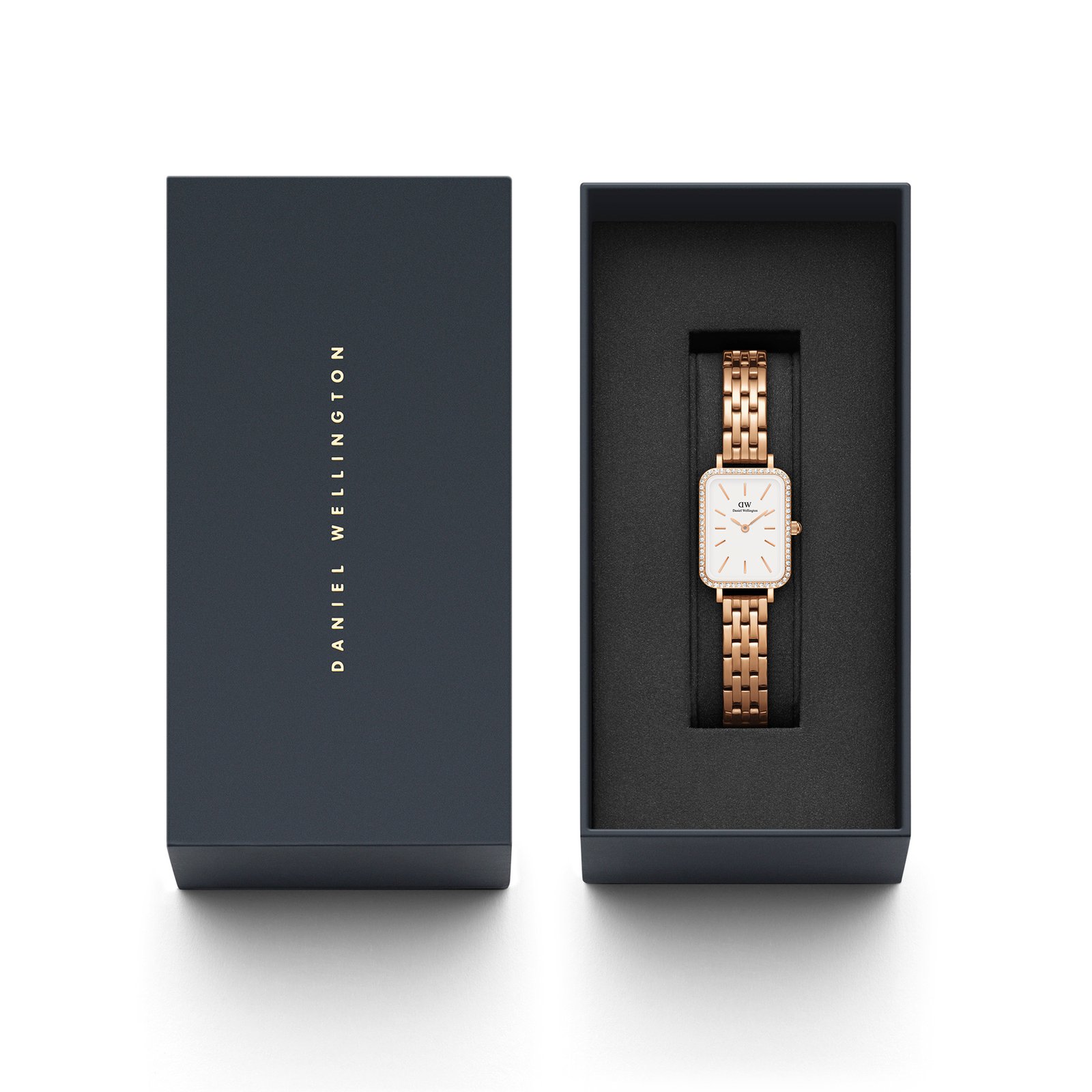 Moteriškas laikrodis DANIEL WELLINGTON Quadro Rose Gold DW00100672 – 3