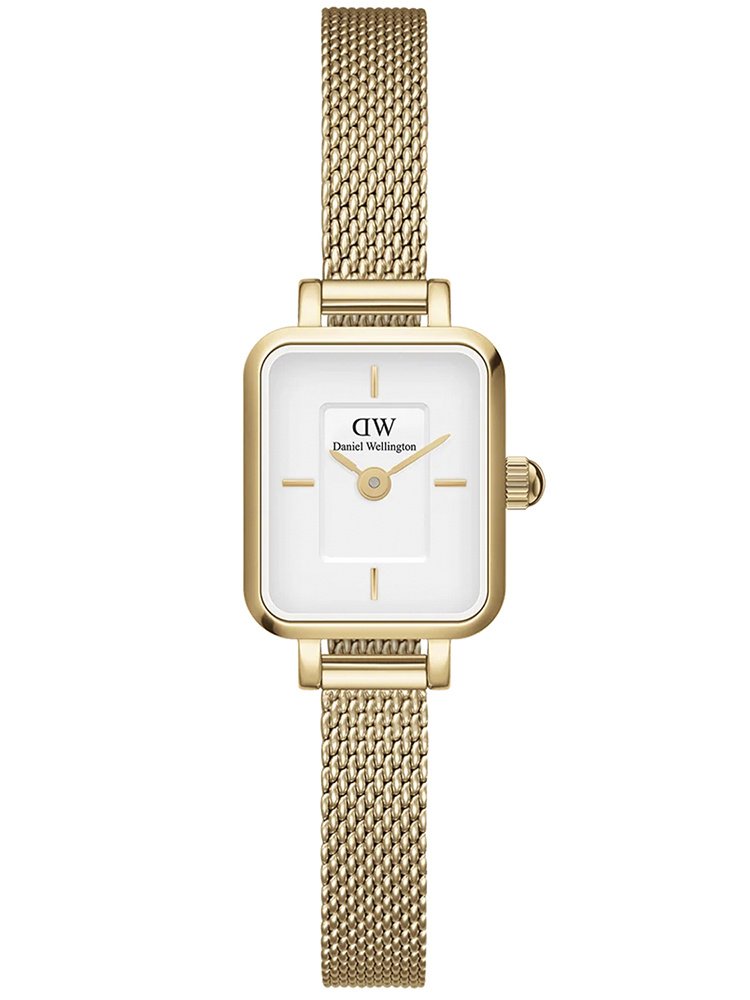 Moteriškas laikrodis DANIEL WELLINGTON Quadro Mini 15 mm DW00100725
