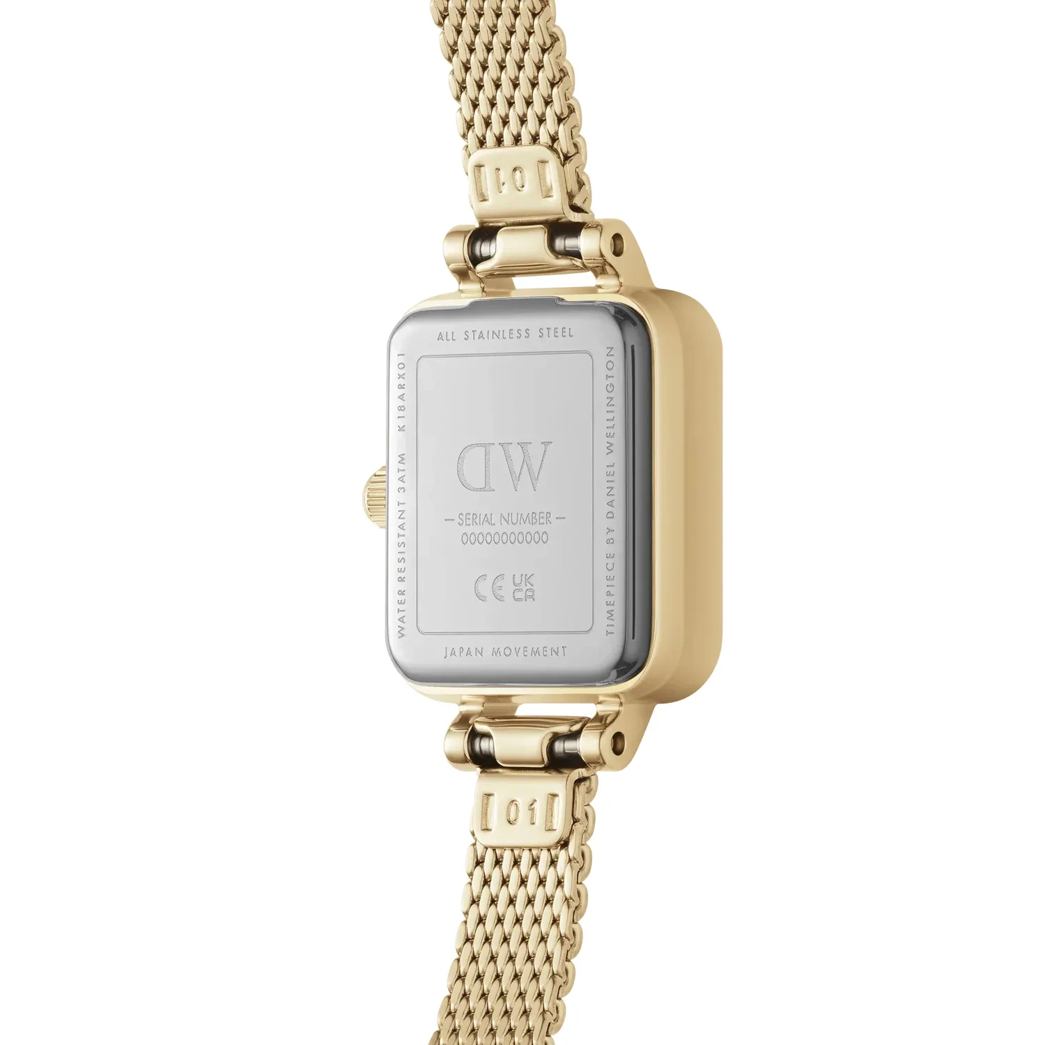 Moteriškas laikrodis DANIEL WELLINGTON Quadro Mini 15 mm DW00100725 – 3