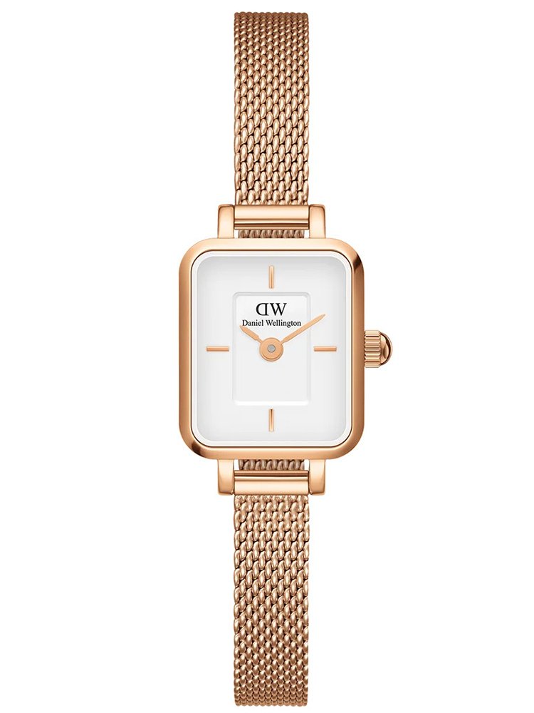 Moteriškas laikrodis DANIEL WELLINGTON Quadro Mini Melrose 15 mm DW00100727