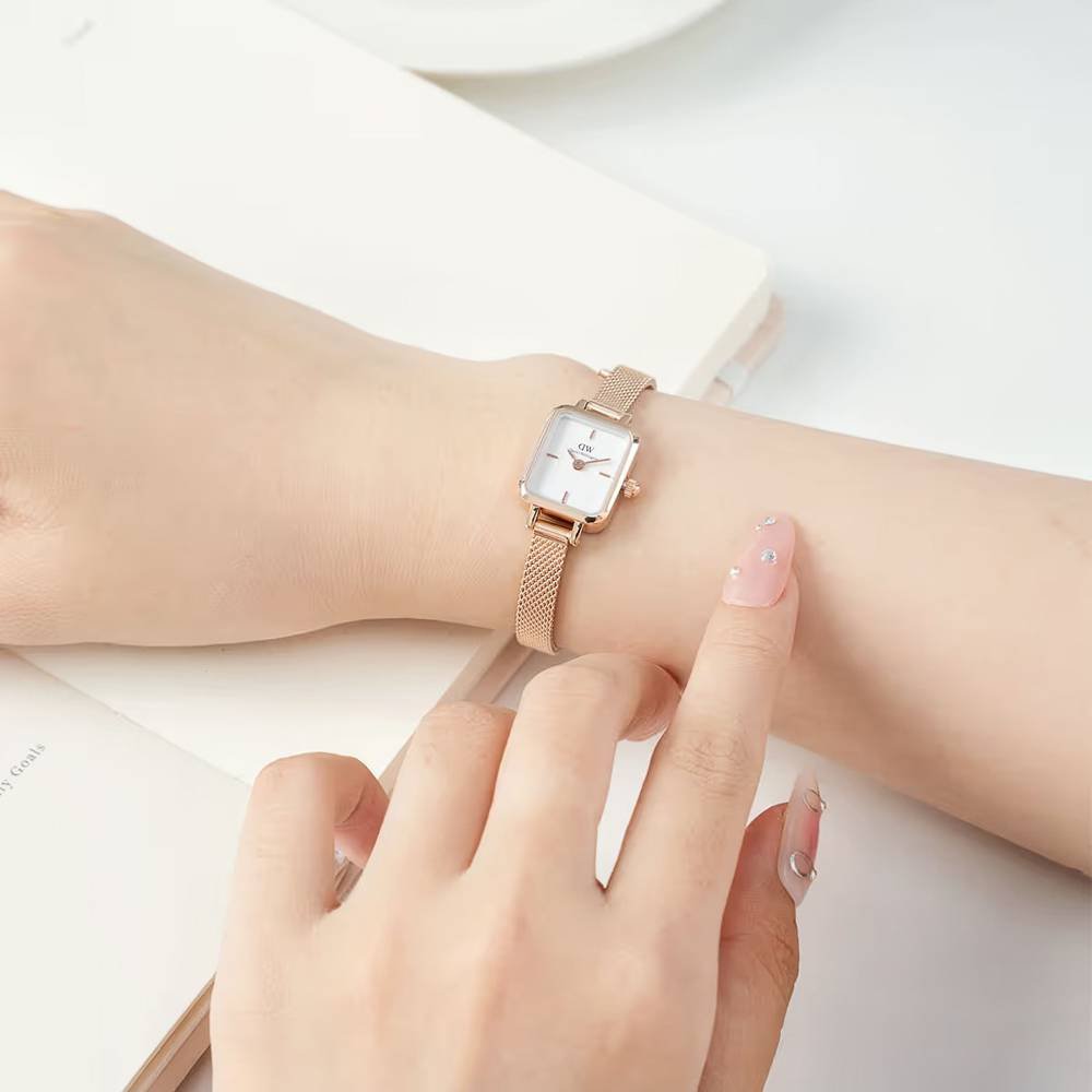 Moteriškas laikrodis DANIEL WELLINGTON Quadro Mini Melrose 15 mm DW00100727 – 5