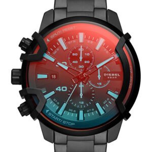 DIESEL Griffed Chronograph vyriškas laikrodis DZ4578 + DĖŽUTĖ